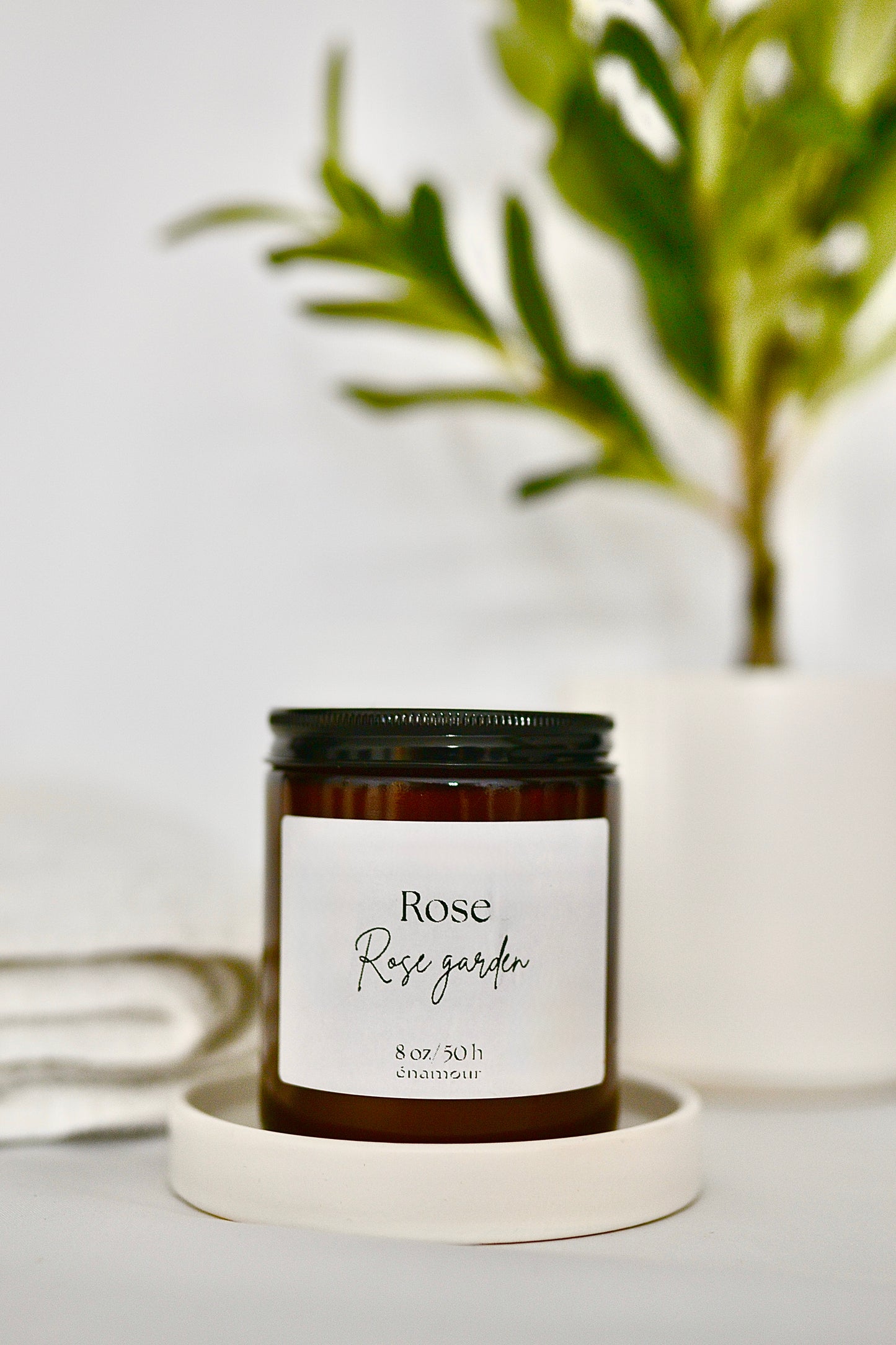 Bougie rose