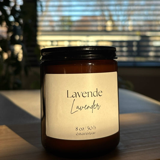 Lavender candle